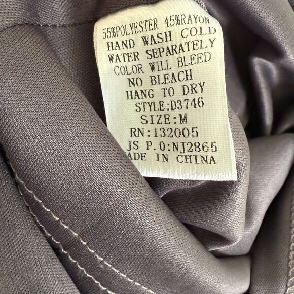 Entro Dress Womens Purple Flowy Boho Peasant Size M - Picture 7 of 10